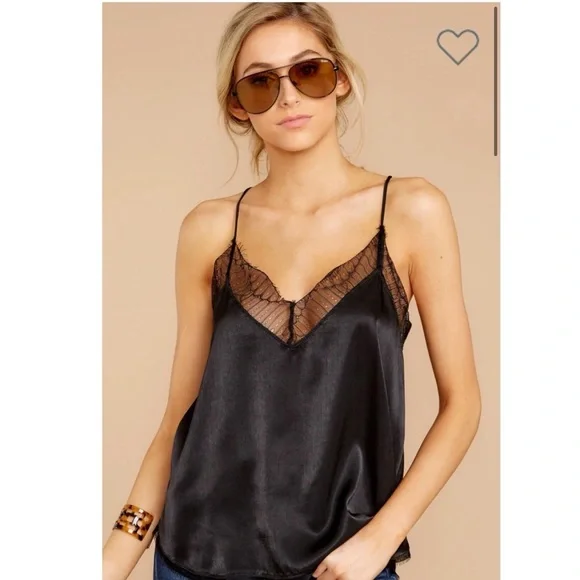 Black Lace Tank Top size S - Picture 2 of 13